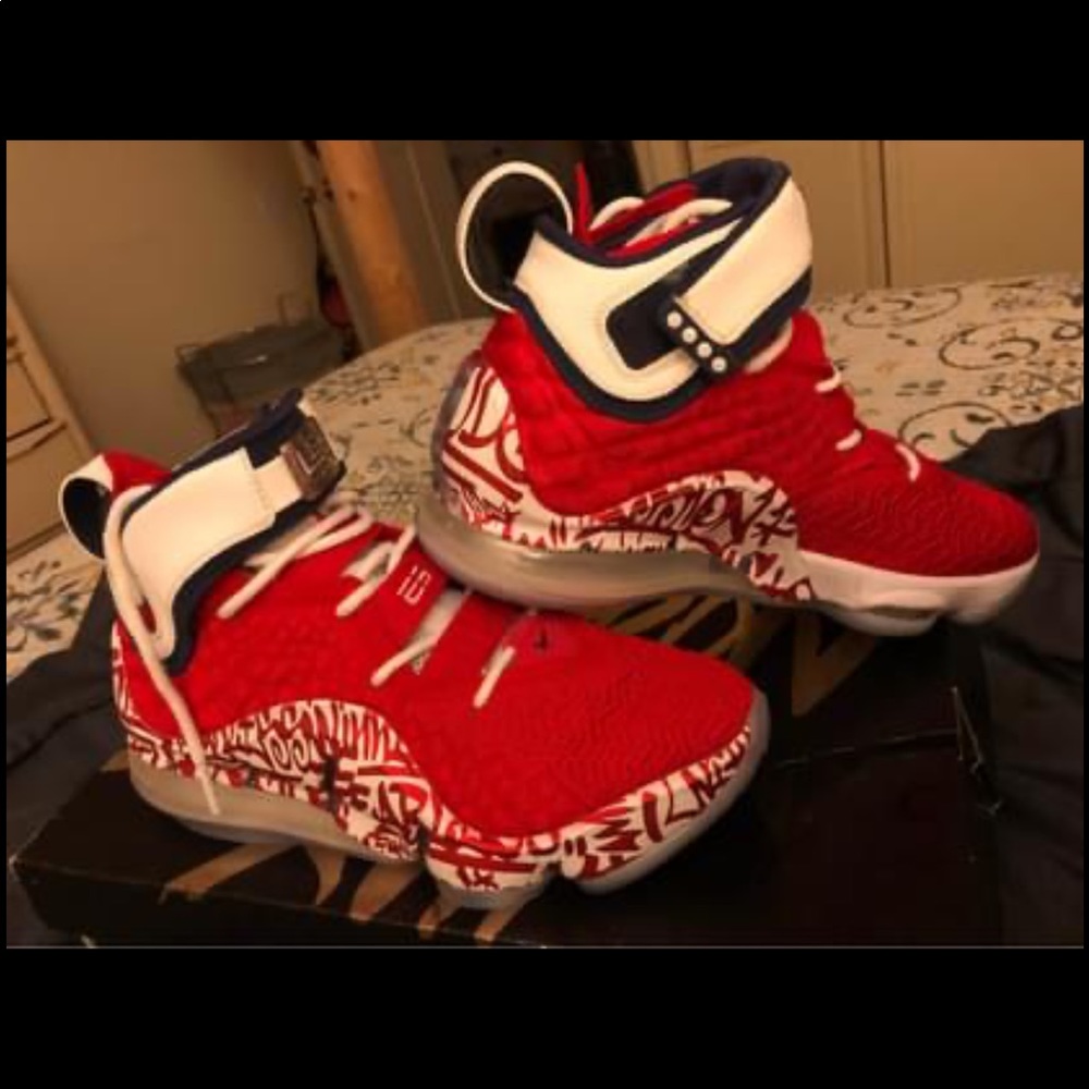 Lebron James Nike Mens basketball shoes size 7.5 just like new only worn 2Xs